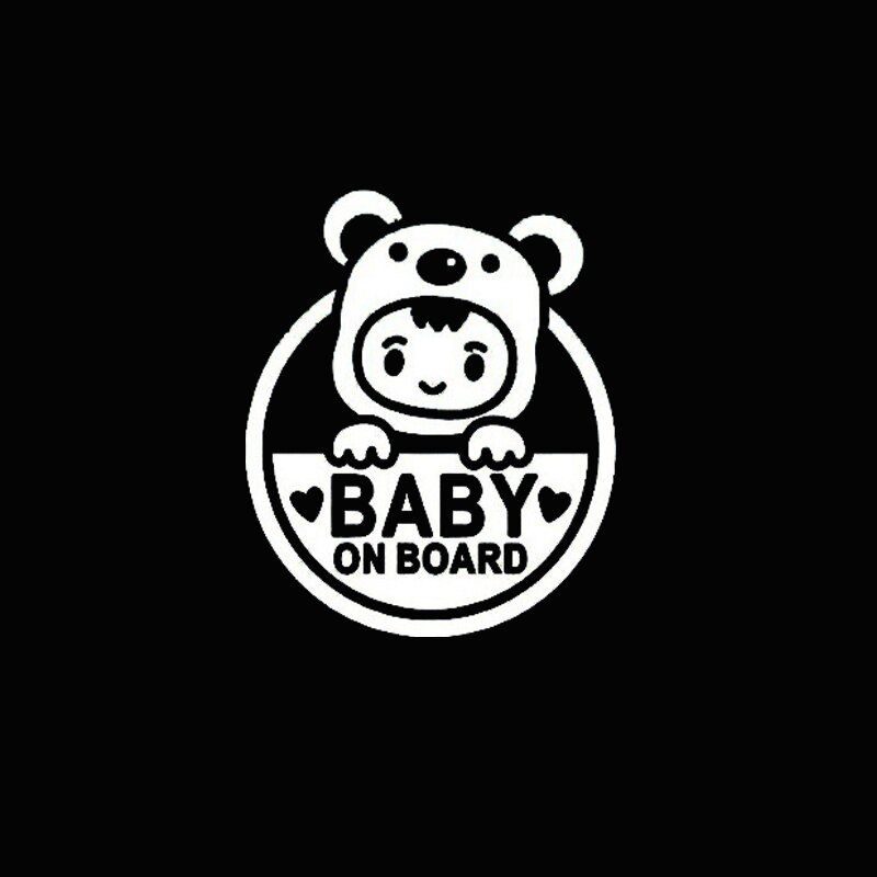 Baby On Board Cute And Interesting Fashion Car Sticker Decals Art Painting Car Stickers Vinyl Decor Decals