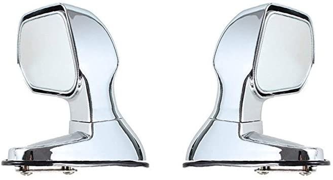 2 Pcs Car Blind Spot Mirrors Silver Color Side Rear View Flat Mirror Auto Accessories Wide Angle Rear Mirrors