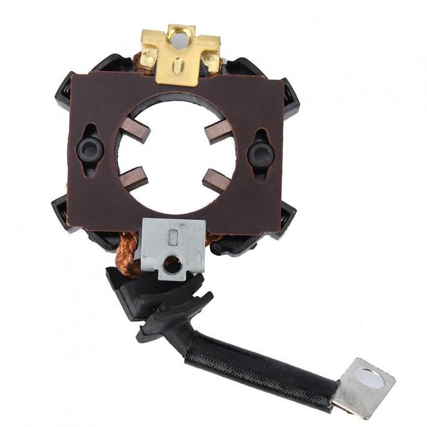 Aramox Starter Brush,Car Starter Carbon Brush Holder Metal+ABS Material Starter Carbon Brush Holder
