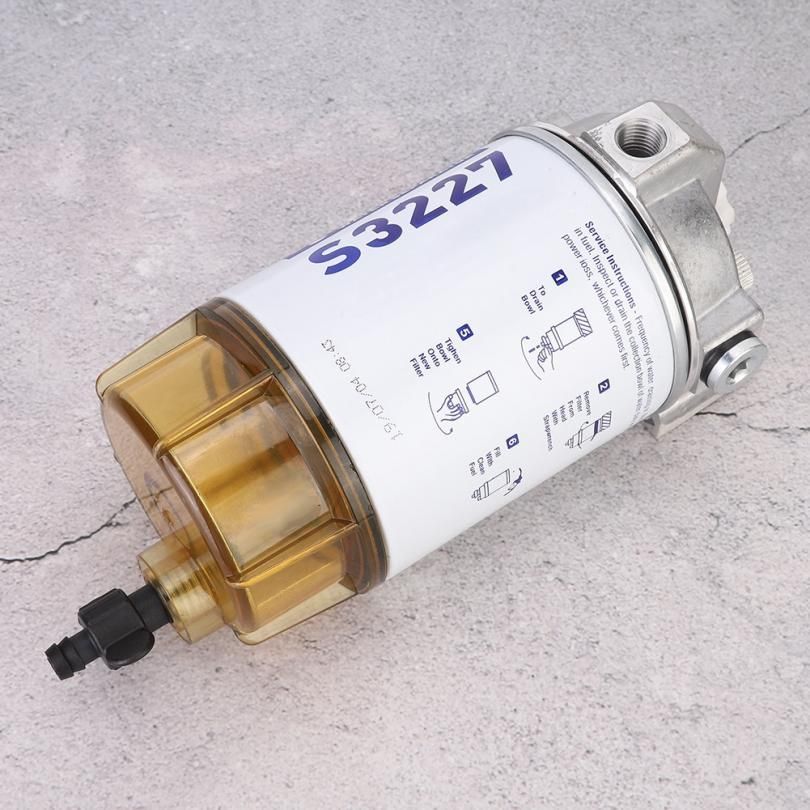 Oil Water Separator Fuel Filter Fit for Mercury En e Outboard Motor