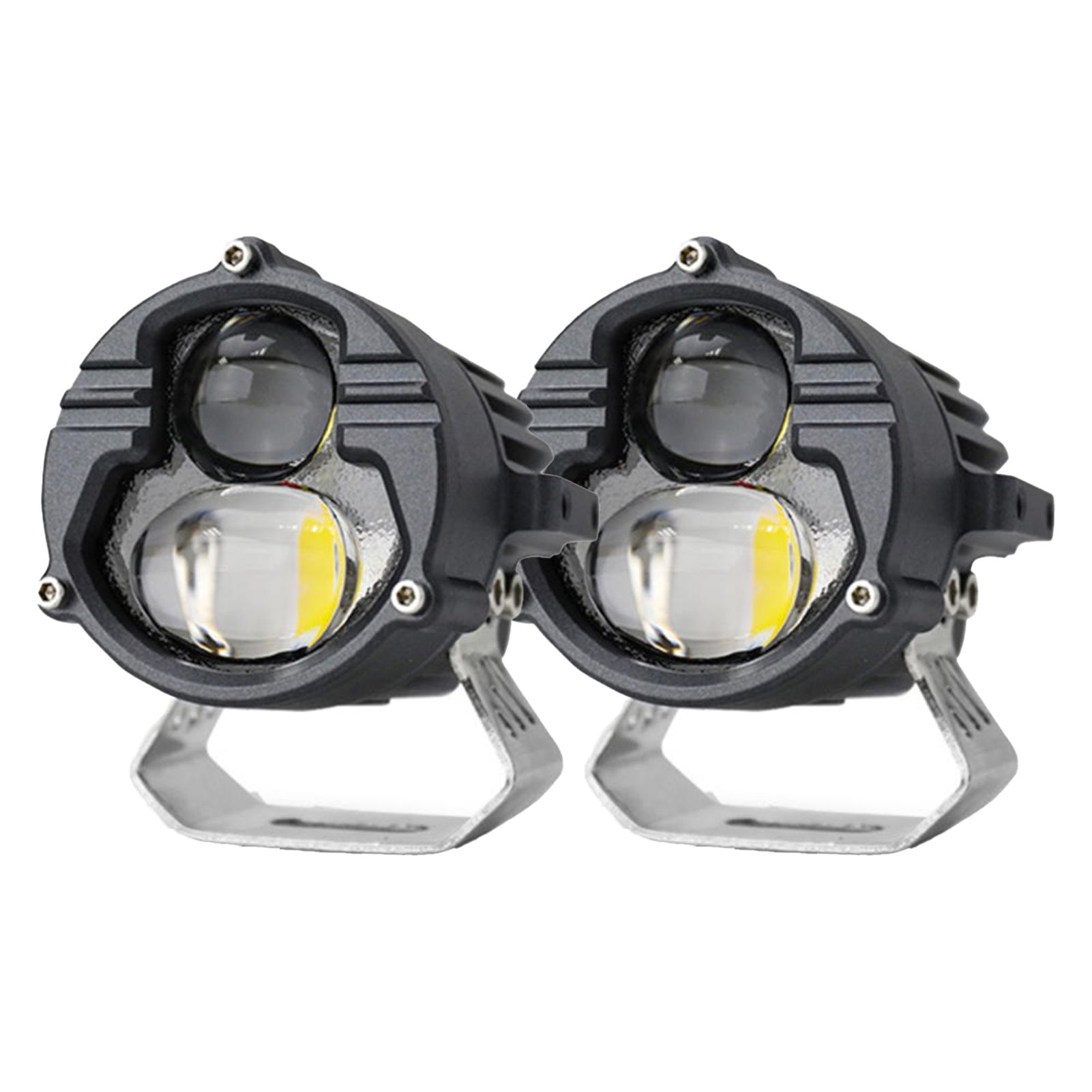 Car Headlight High Brightness Motorcycle Double-colored Headlight Replement