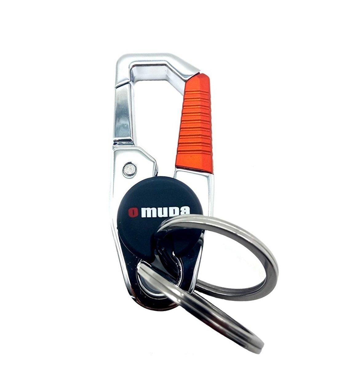 New Omuda Key Ring for Bikers - Car - Bike - Home - Office Key Ring - Stainless Steel Key Ring
