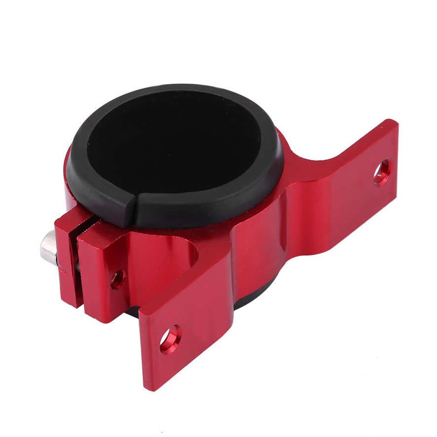 Fuel filter bracket 50mm aluminum alloy car fuel pump mounting single clamp cradle
