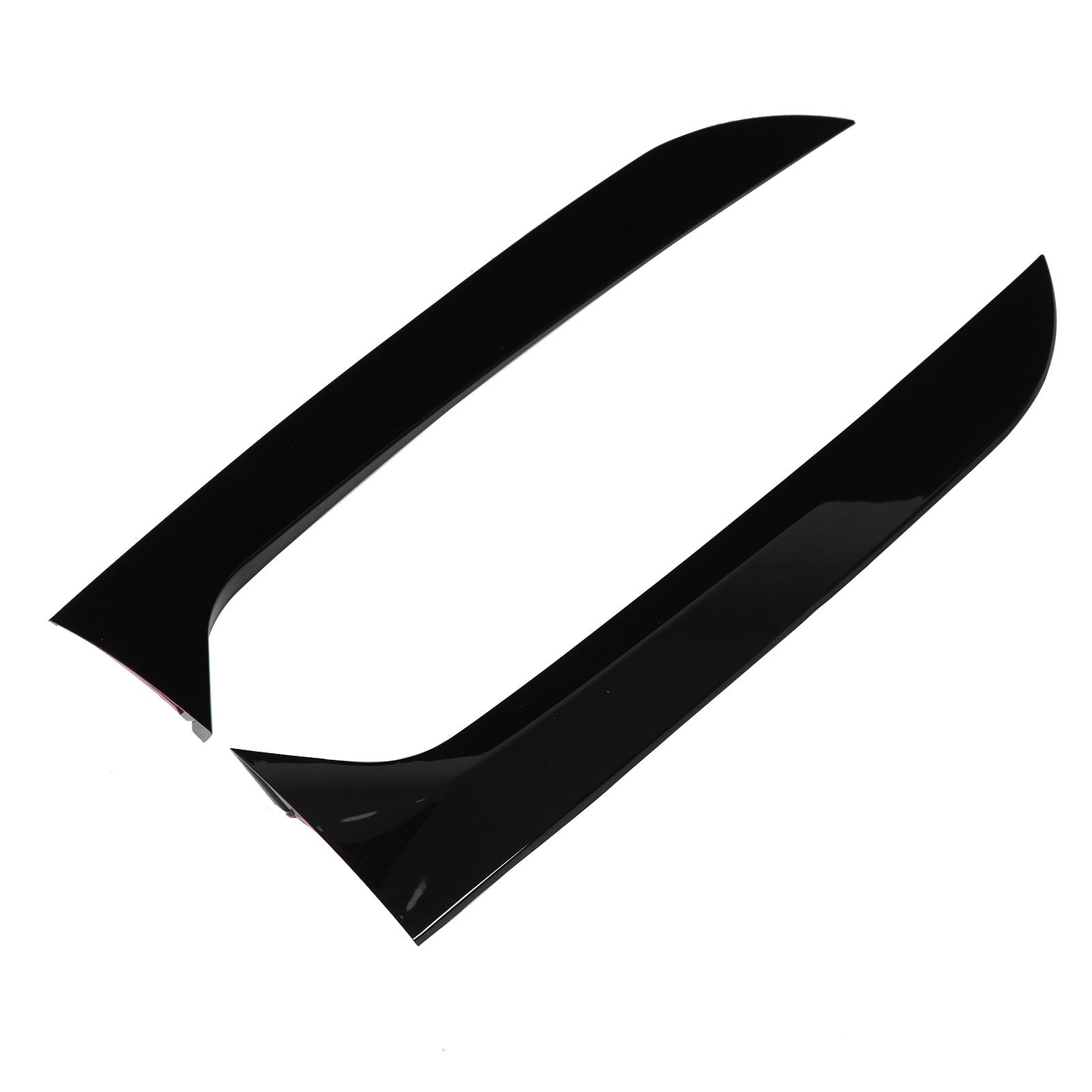 2pcs Rear Window Side Spoiler Glossy Black Modification Replacement For MK1 20