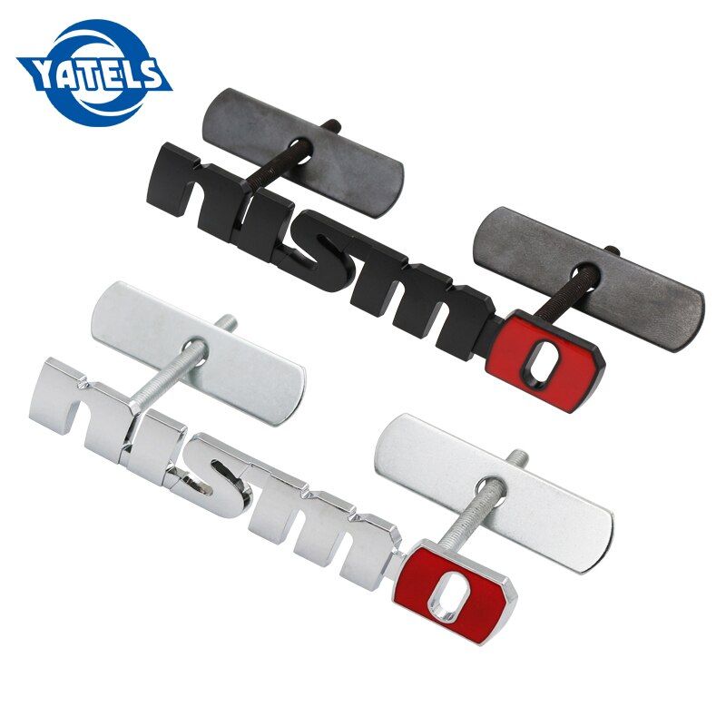 3D Metal Auto Car Nismo Badge Emblem Decal Sticker Grille Emblem Accessories For Nissan Tiida Teana GTR GTR 350Z 370Z 240SX ECT