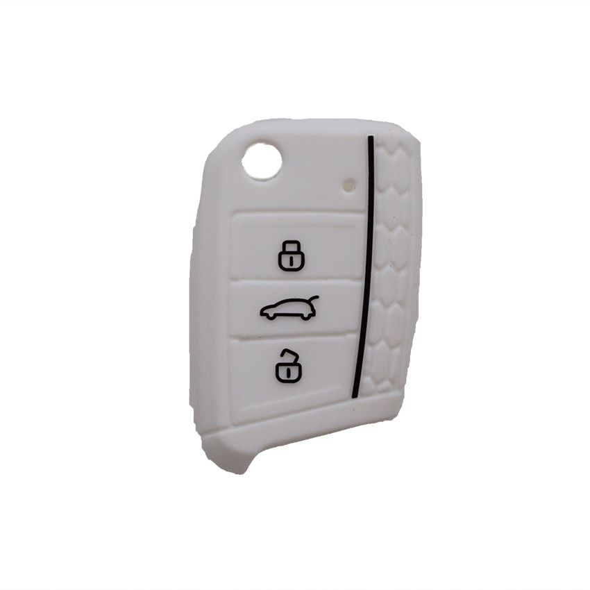 Cocolockey Silicone Car Key Cover Case Holder for VW Polo 2016 Golf 7 MK7 for Skoda Octavia Combi A7 for SEAT Leon Ibiza CUPTRA