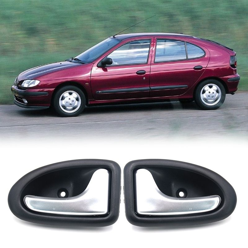 Interior Door Handles for Renault Clio II 2 Megane Scenic Trafic Back Front Rear Left Right Side Inner Driver Passenger