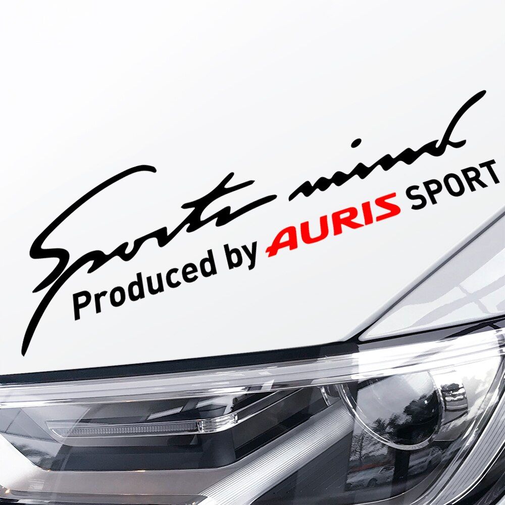 Car Sticker Sports Mind Body Headlight Personalized Light Eyebrow For Toyota Auris Reflective Decals Auto Decor Car Accessories