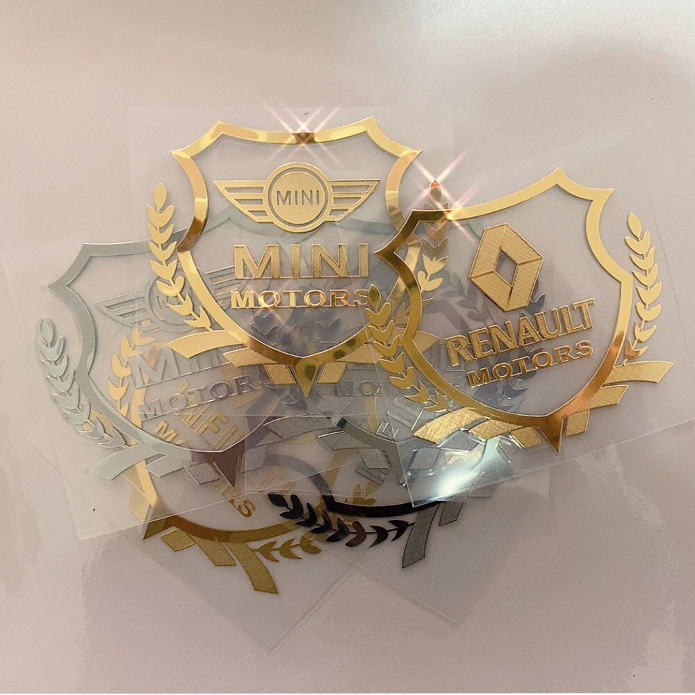 9cmX8cm Automobile Window Decor logo Car Styling for benz mini mazda peugeot subaru skoda trd kia Renault Land rover Cadillac
