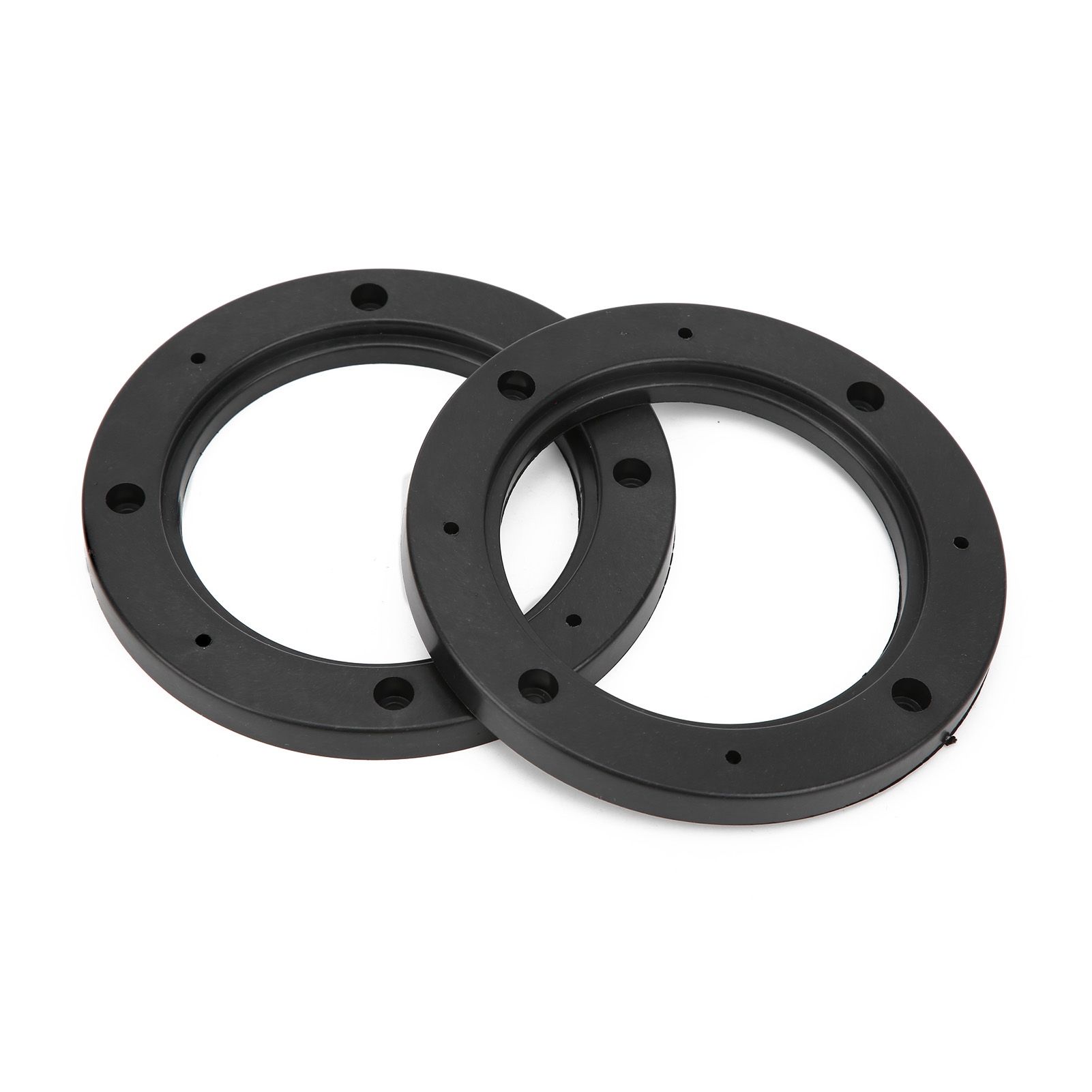 2pcs Car Speaker Mat Black Automobile Modification Replacement Universal