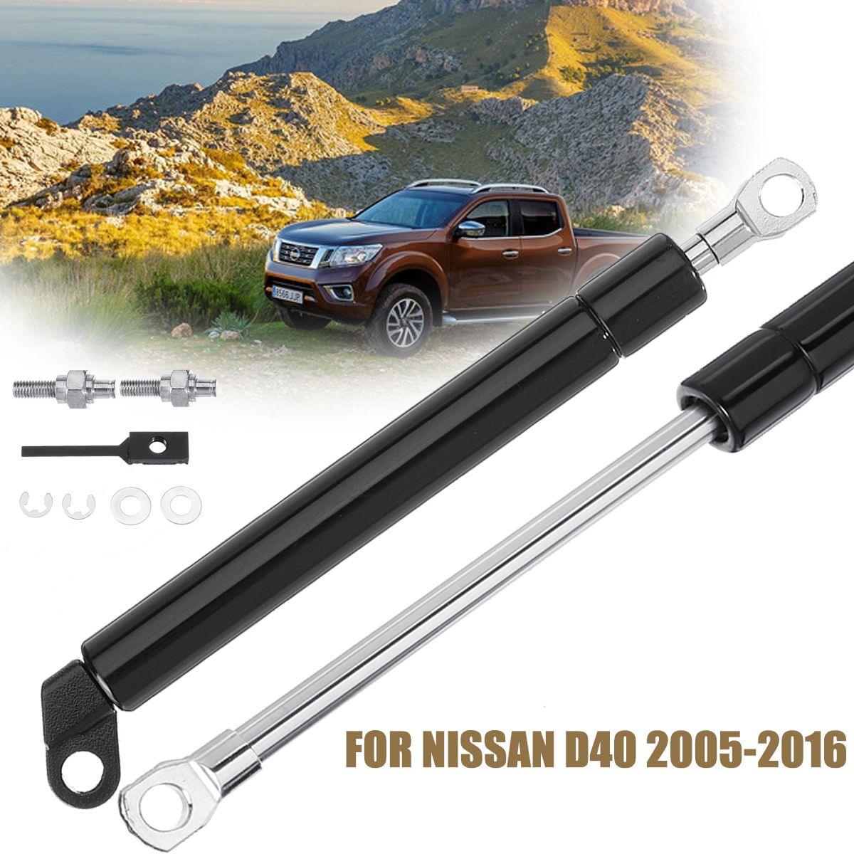 Rear Liftgate Tailgate Slow Down Shock Strut Fit For Nissan D40 Navara 2004-2014
