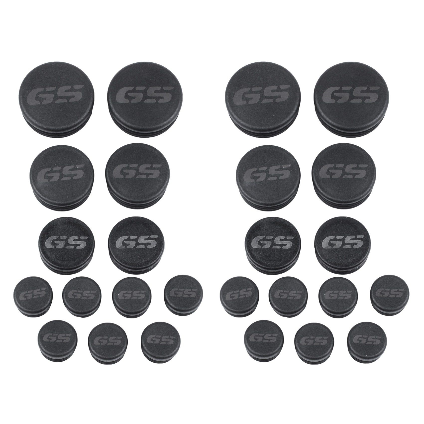 26Pcs Frame Hole Caps Cover Plug Set for Bmw R1200Gs R1200Gs Adventure 2013-2016 Decor Accessories