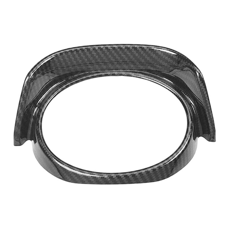 For Toyota Corolla 2019-2021 Carbon Fiber Front Grille Emblem Frame Cover Trim