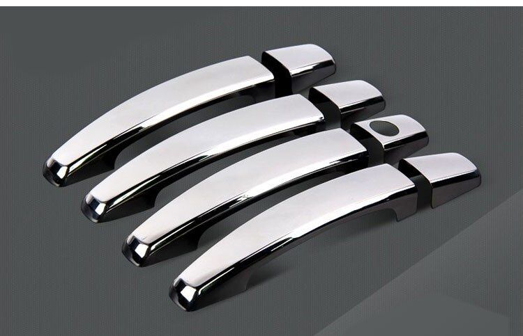 Chrome Handle Cover Trim Set for Peugeot 208 2012 2013 2014 2015 2016 2017 2018 2019 Active Allure GTI Car Accessories Stickers