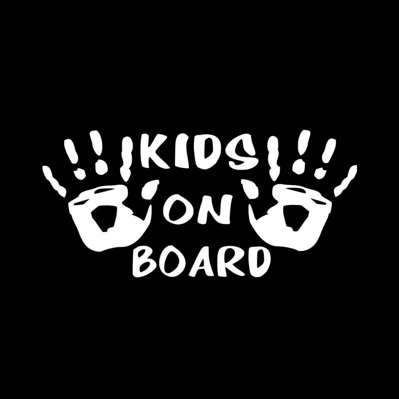 Car Sticker 3D 15CM*7CM KIDS ON BOARD Vinyl Personality Stickers Funny Vinyl Car Styling Decal Motorcycle Sticker On Car