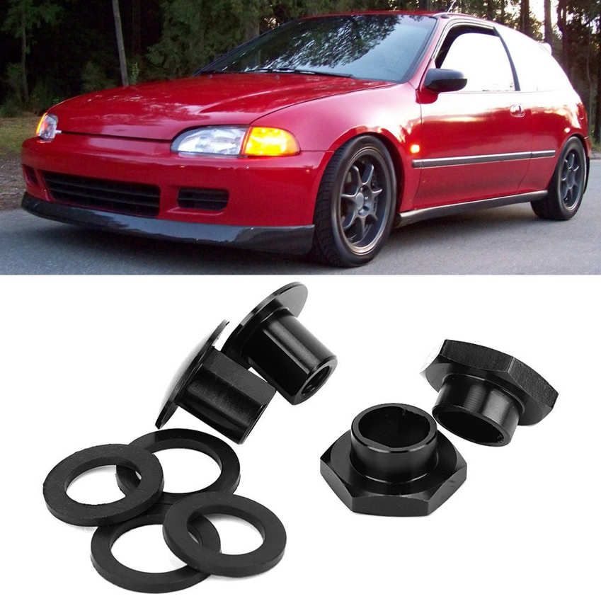 EBTOOLS 8-piece rear strut hardware kit aluminum complete accessory for Civic 92-95