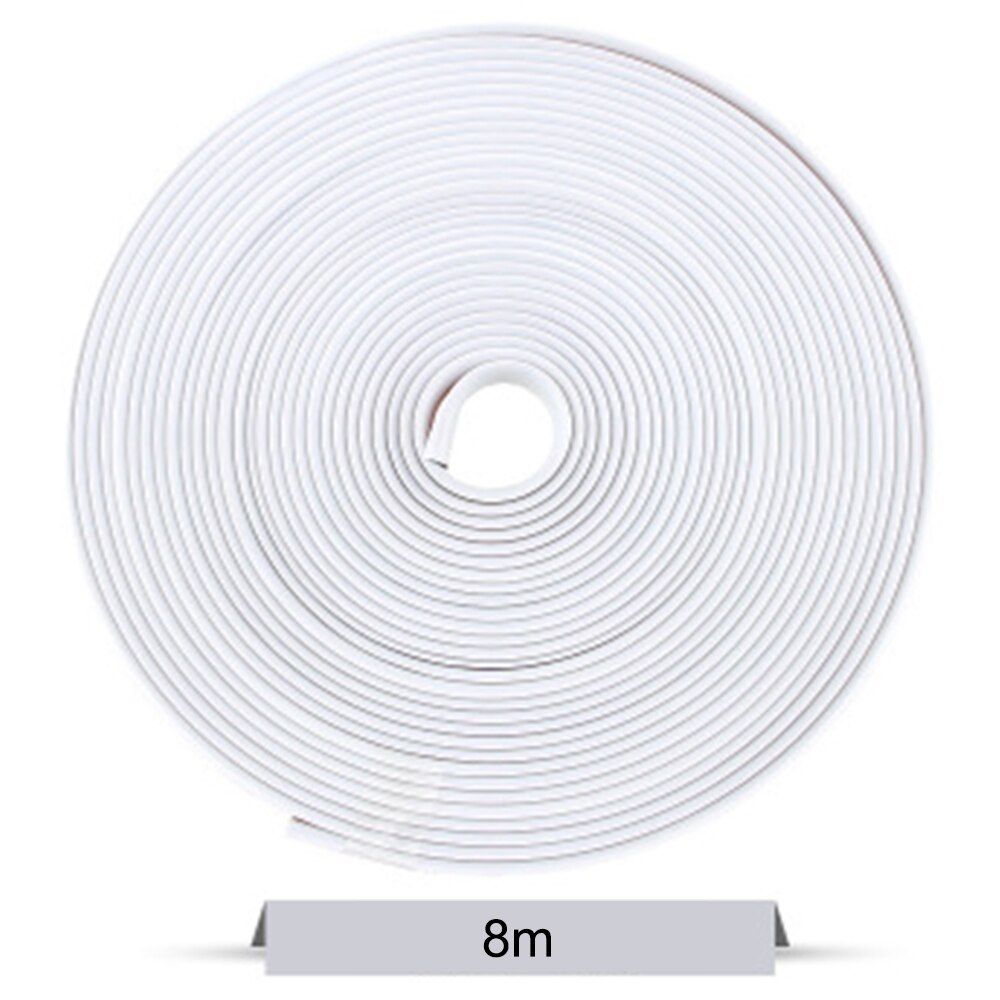 8M/Roll Car Wheel Rims Protector Decor Strip Rubber Moulding Trim  Rimblades Car Vehicle Color Tire Guard Line Styling