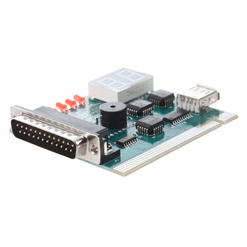 Motherboard USB & PCI Analyser Diagnostic Card Tester for Desktop & Laptop PC(null)