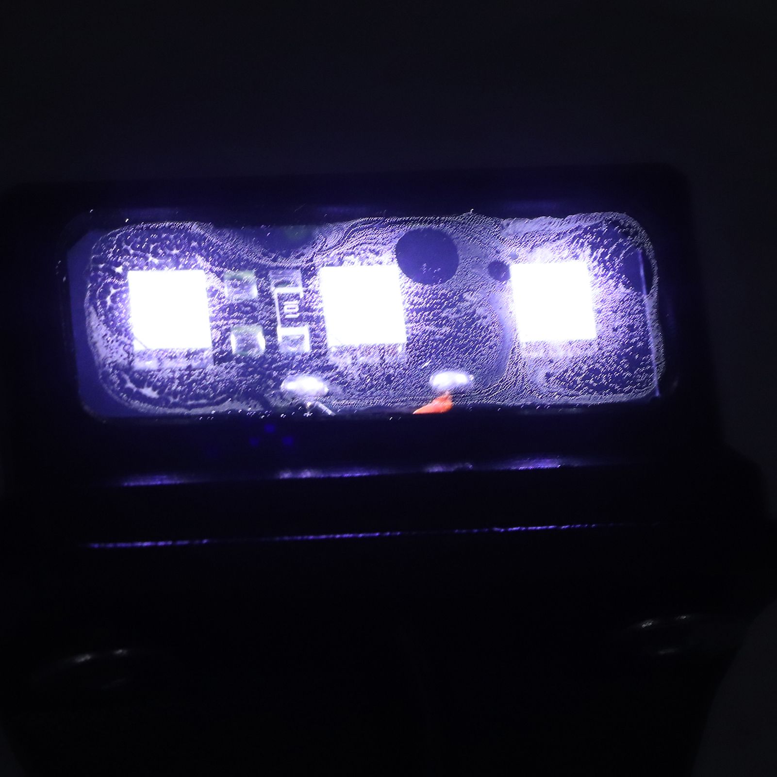 Motorcycle Rear Tail Tidy Kit License Plate Holder Mount With LED Light Fit For