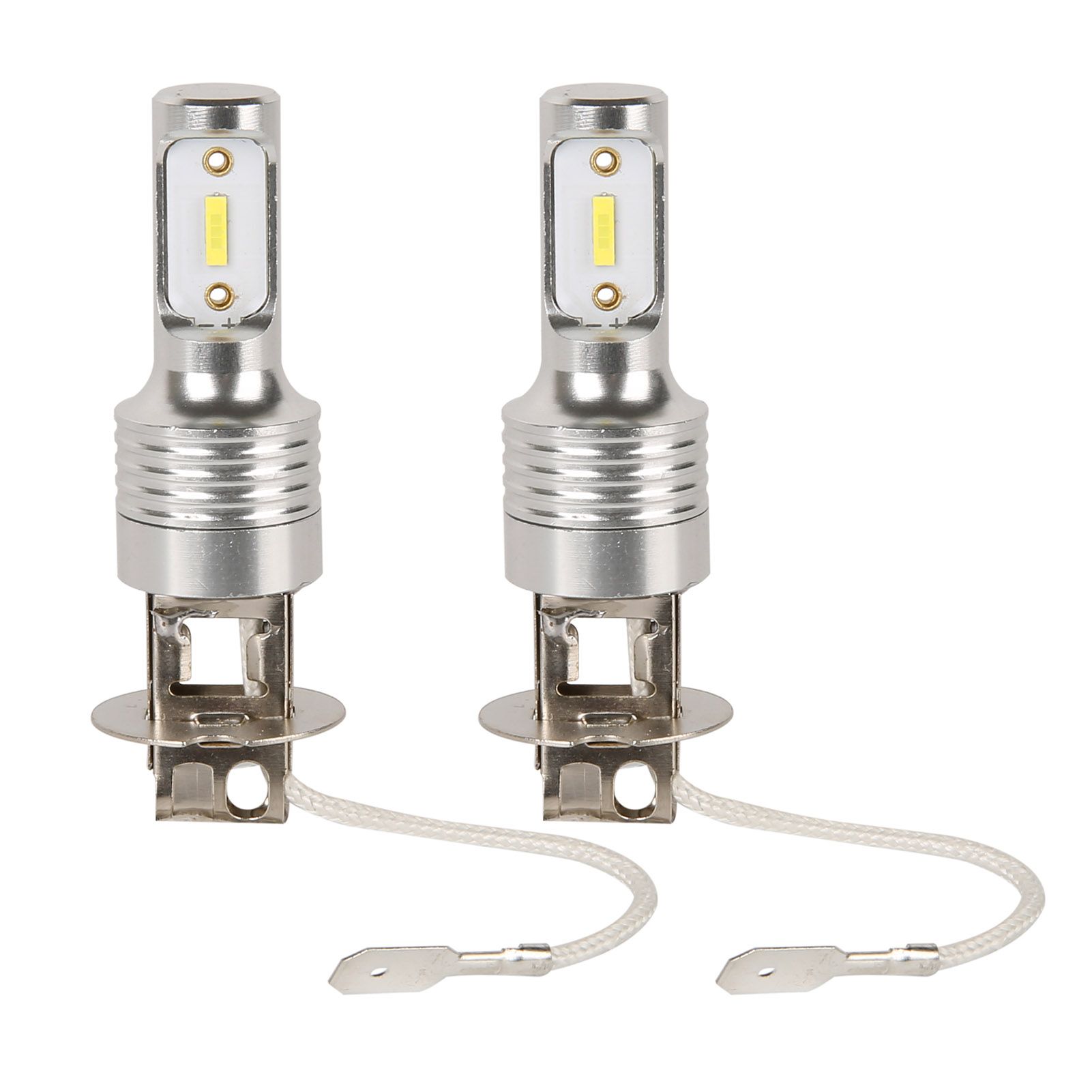 2 PCS H7 LED Fog Light Bulbs H1,H3, H4,H6,9005,H8 Car Headlights Car Fog Light 6000K White Running Light 20W/Bulb