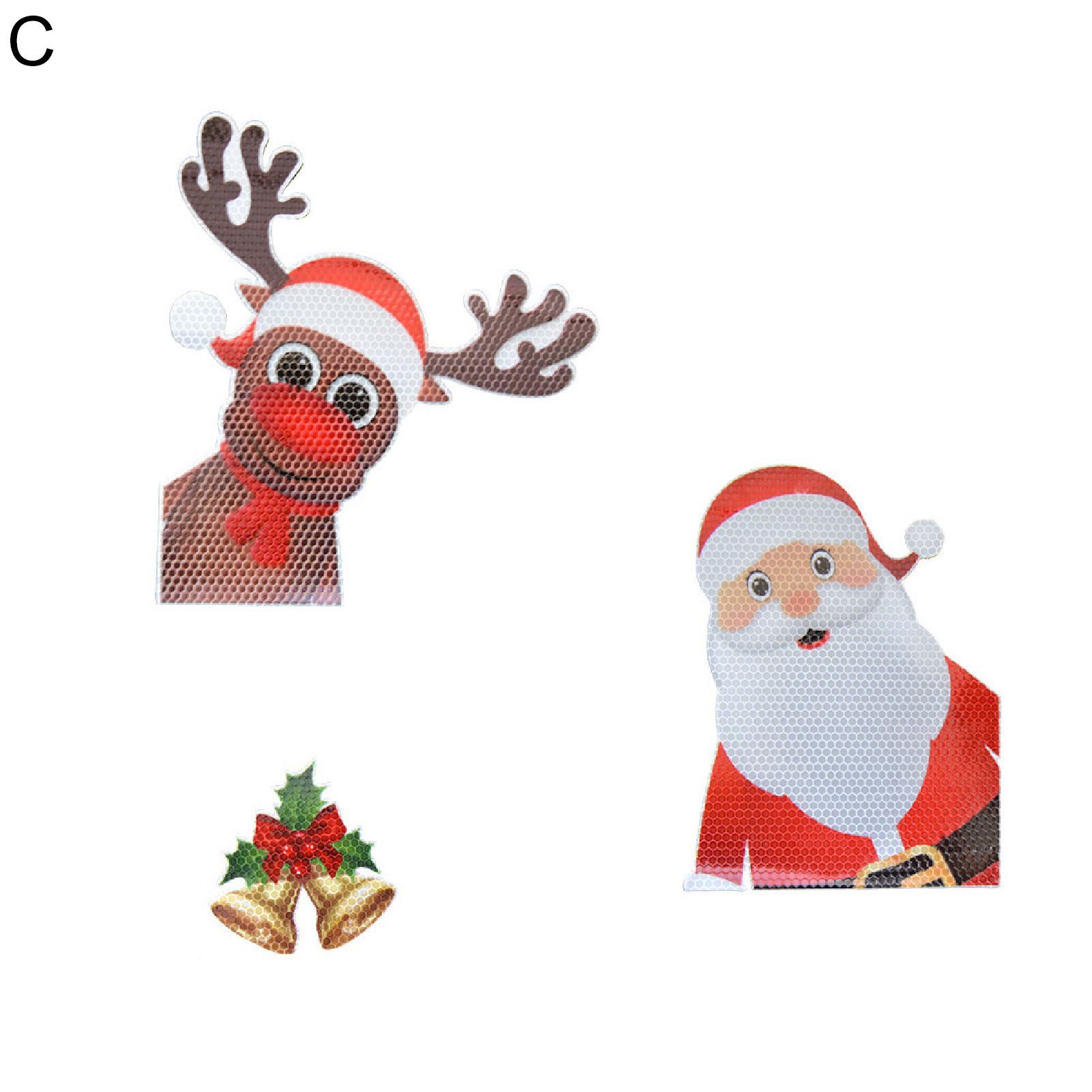 Decorative Sticker Colorfast Funny Bulbs Car Reflective Sticker