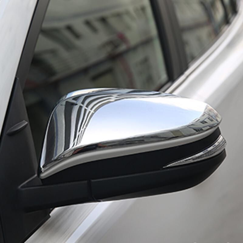 For Toyota Noah Car Side Rear Mirror Cover Rear View Mirror Decorative Cover Trim Abs Chrome 2Pcs Car Exterior Styling Auto Part