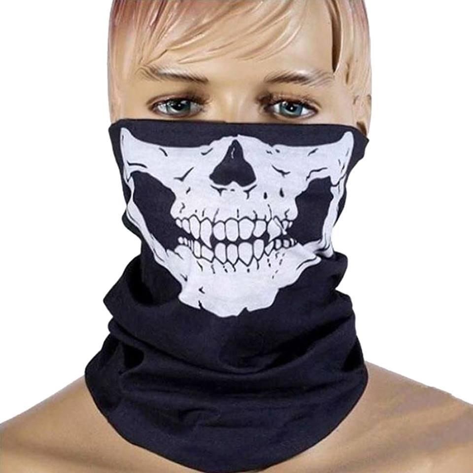Bike Halloween Skull Bandana Mask