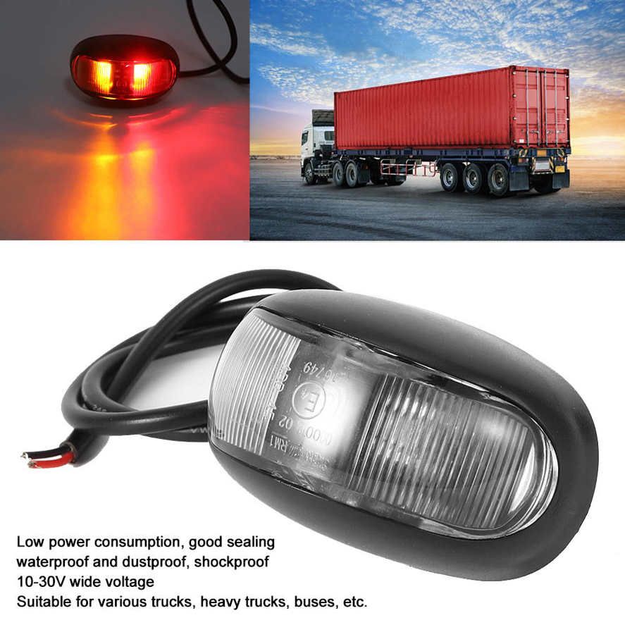 Side Marker Light 2LED Blinker Signal Indicator Waterproof Bright Lamp for Car Truck 10‑30V