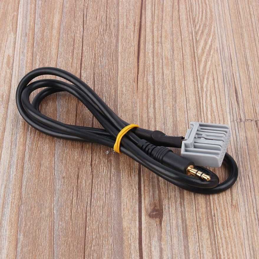 3.5mm Car AUX-in Audio Input Adapter Cables For Honda Civic 2006-2013 CRV Black