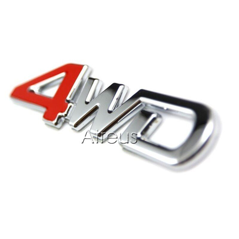 3D 4WD 4x4 Metal Sticker For Chery Tiggo Infiniti Volvo XC60 XC90 S60 S80 V70 S40 Honda CRV Accord Fit Civic Accessories 2016