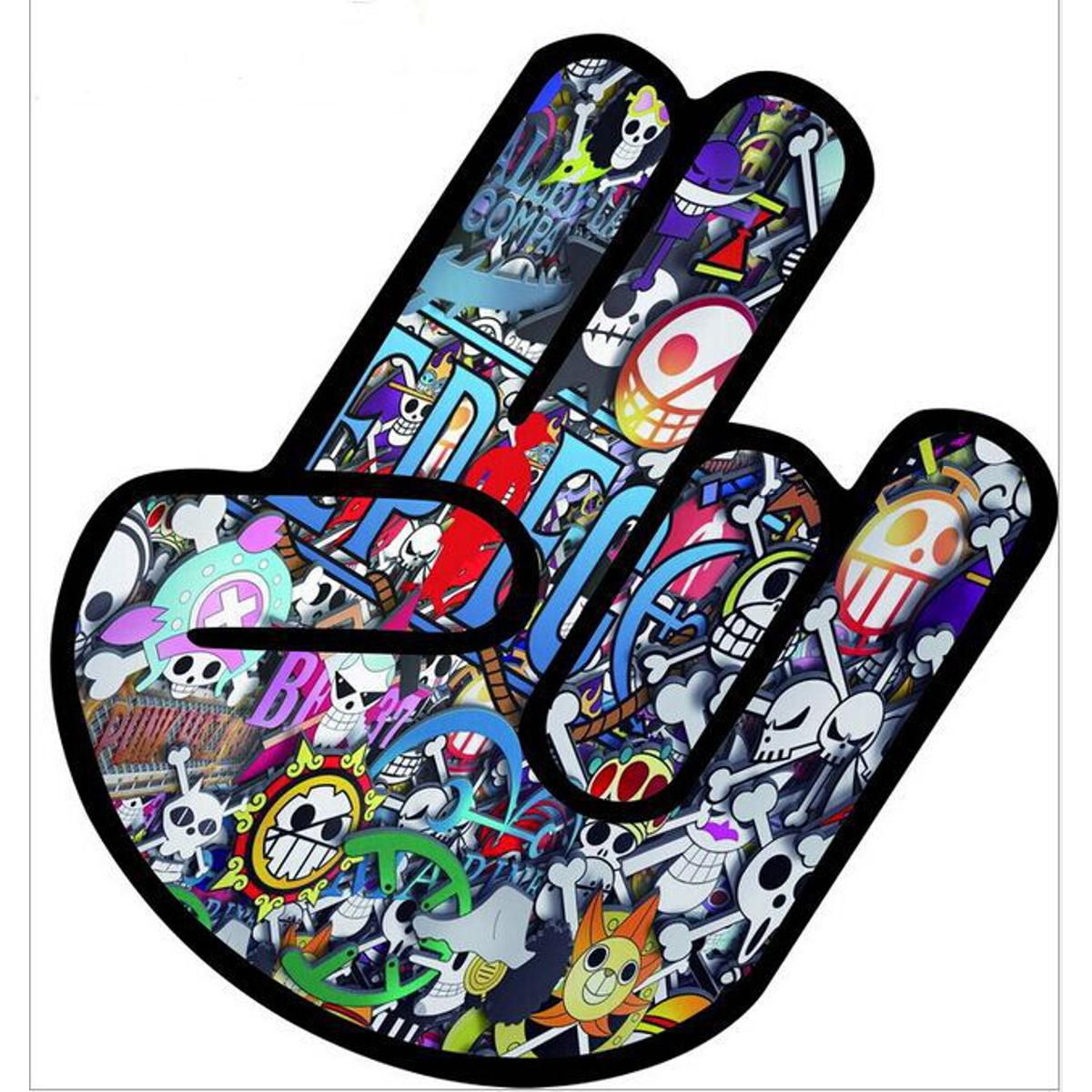 Car Decoration affiti Skull Car Sticker Universal Decal Funny Car Stickers specification