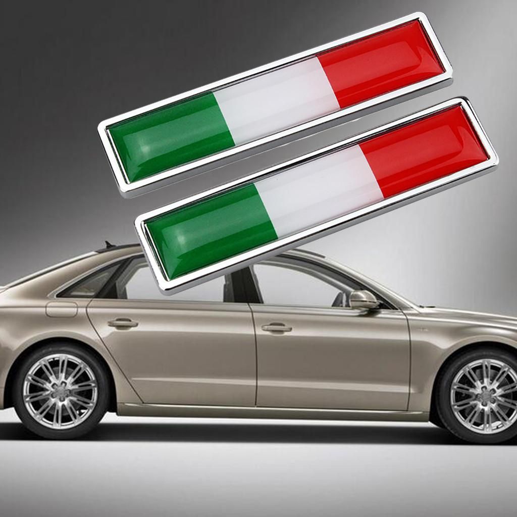 National Flag Emblem DIY Metal Car Sticker Car Styling - Italy