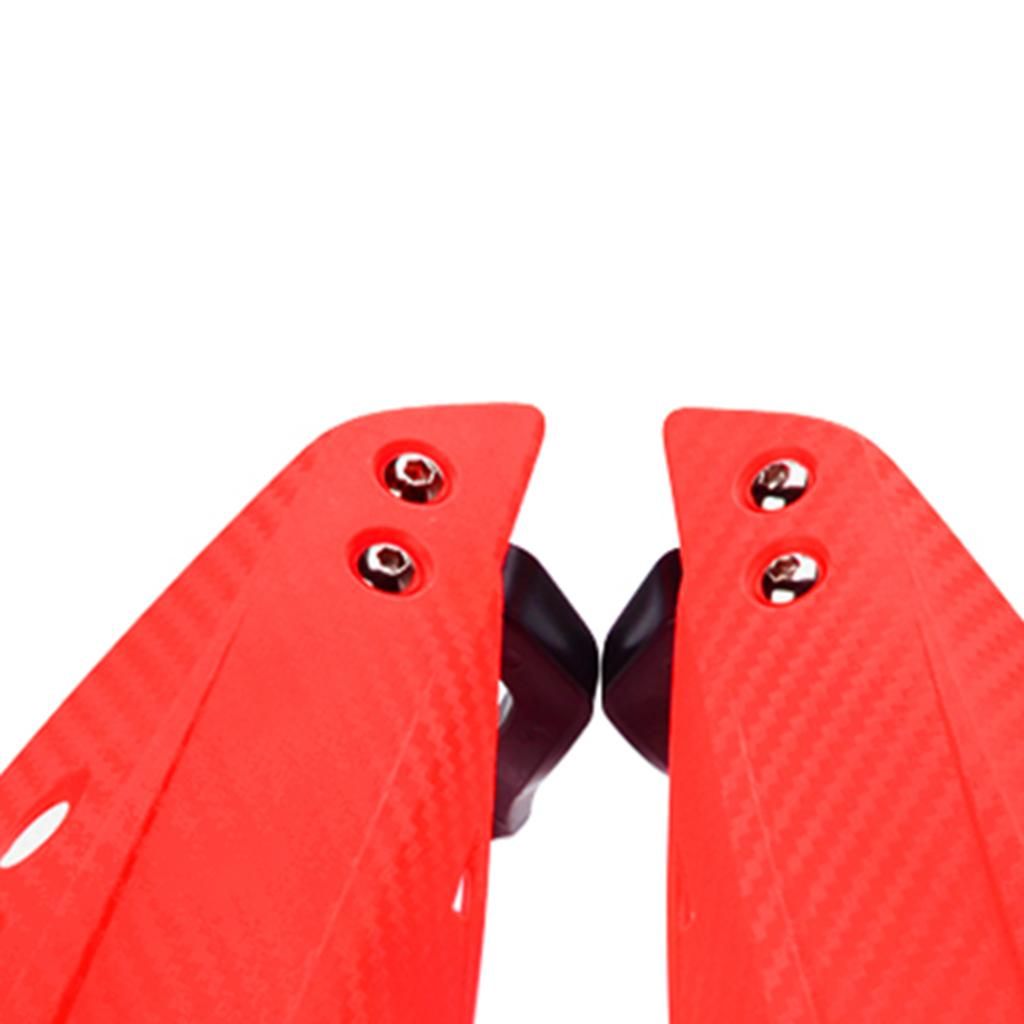 22mm Handguards Hand Guards Suitable for Motorcycle Dirt Bike Motocross Red