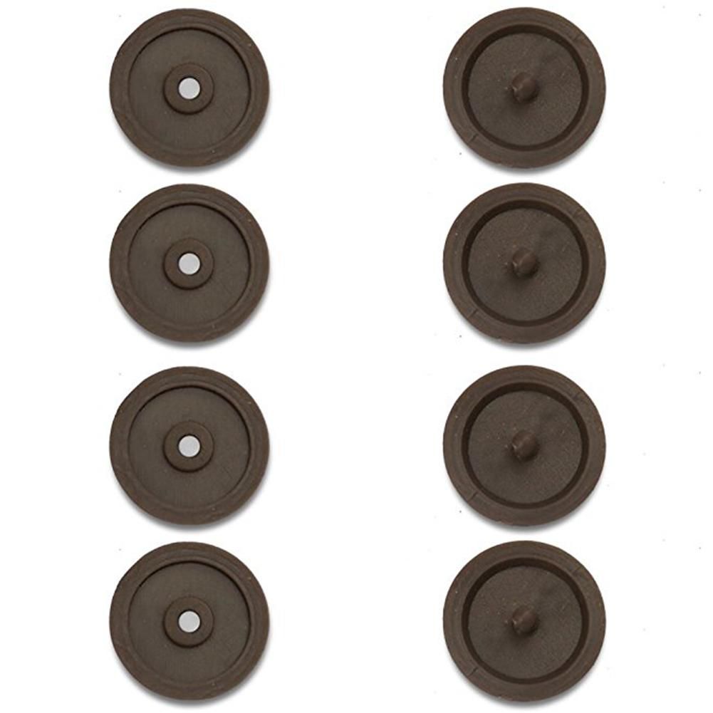 4Pcs Universal Clip Seat Belt Stopper Buckle Button Fastener Safety Black Car Part