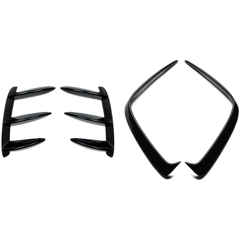 Rear Bar Wind  Modified Decorative Exterior Car Stickers with Car Black Rear Bumper Spfluider Flank Tail Wind