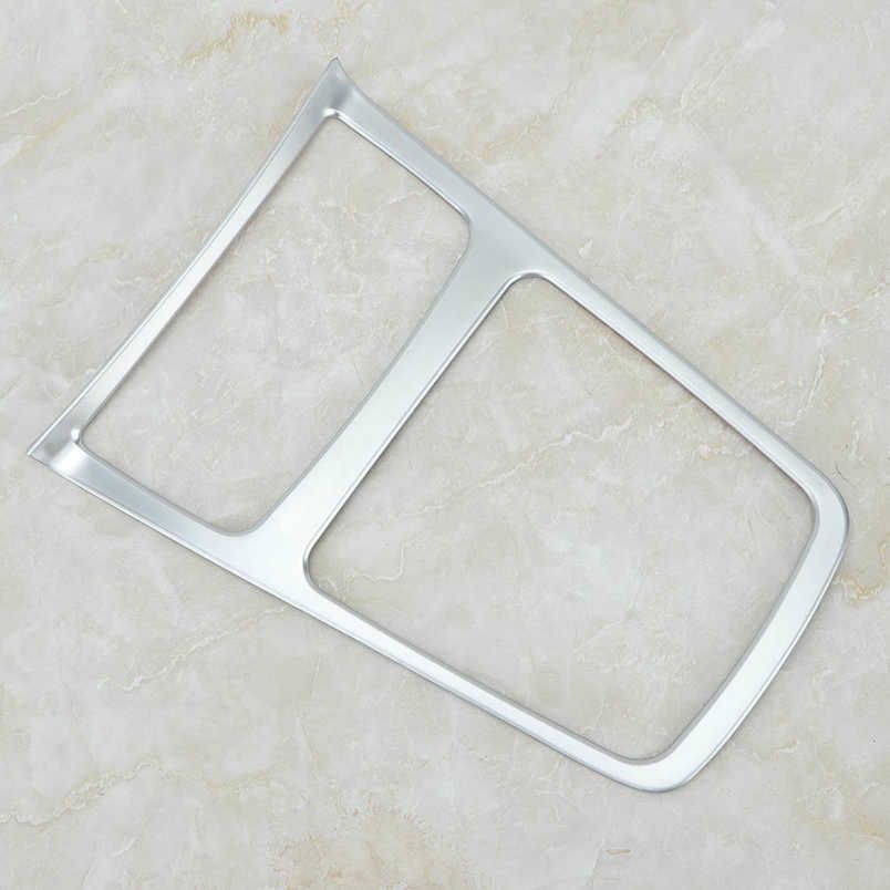 Car Central Control Panel Storage Lattice Outer Frame Decor Silver for Benz GLA
