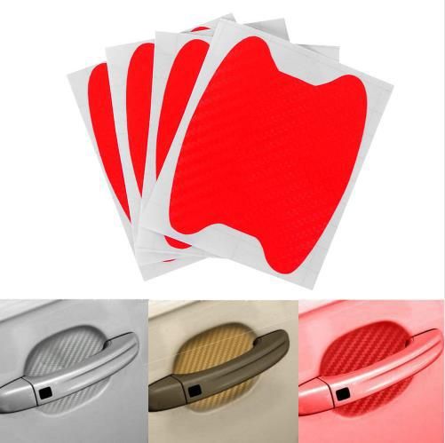 Car Exterior Door Handle Door Bowl Cover Stickers Trim Garnish Protective Film Styling for Car Auto Accessories Molding