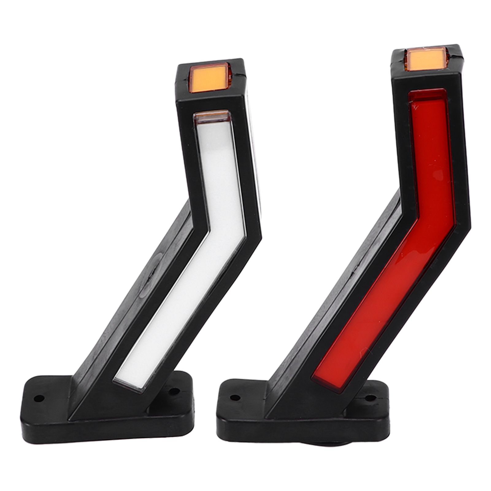 Romeng La 2pcs LED Side Marker Light IP67 Waterproof 12‑24V Indicator Lamp Universal for Trucks Trailers Yachts