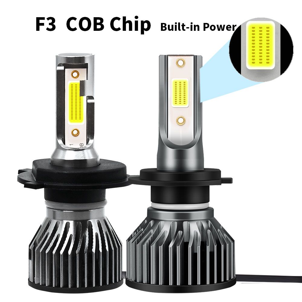 Infitary H4 Led Car Lights H7 Canbus H11 Headlamp Auto Fog ZES CLamp 6500K Motorcycle COB Headlight Bulb H1 22000LM CSP 1860-H13