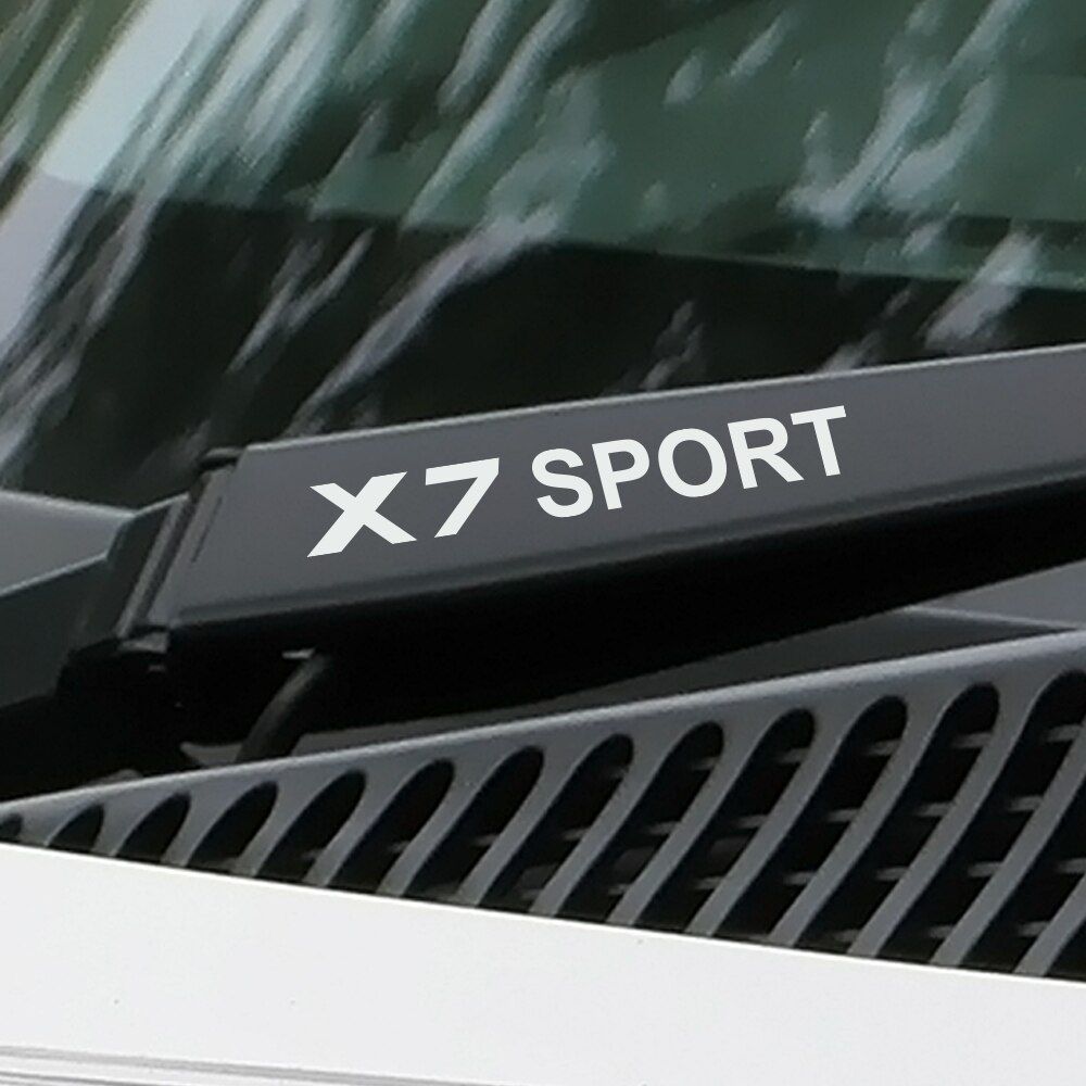 4PCS Car Stickers Window Wiper Sport PVC Decals For BMW X5 E70 E53 F15 X3 F25 E83 X6 F16 E71 X1 F48 E84 X2 X4 F26 X7 Accessories