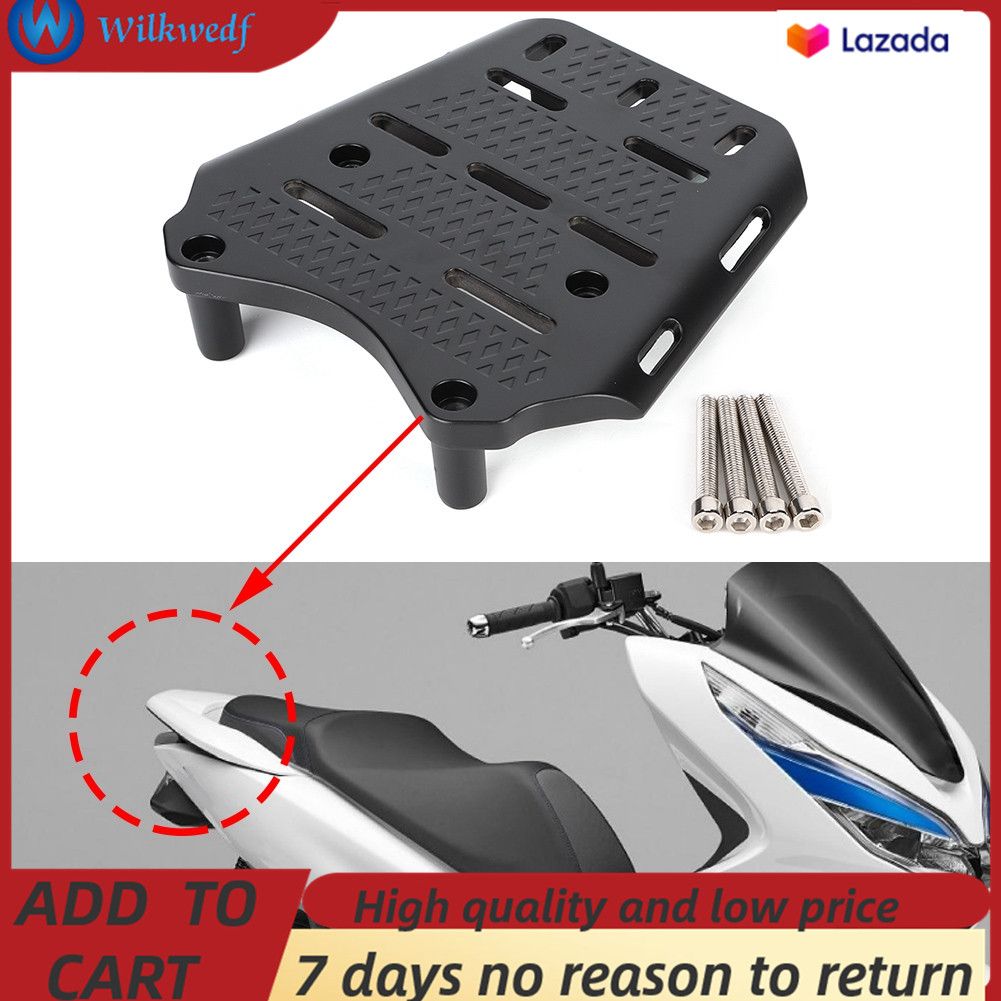 CNC Aluminum Alloy Motorcycle Rear Luggage Rack Holder Shelf for Honda PCX 125 150 2014-2019