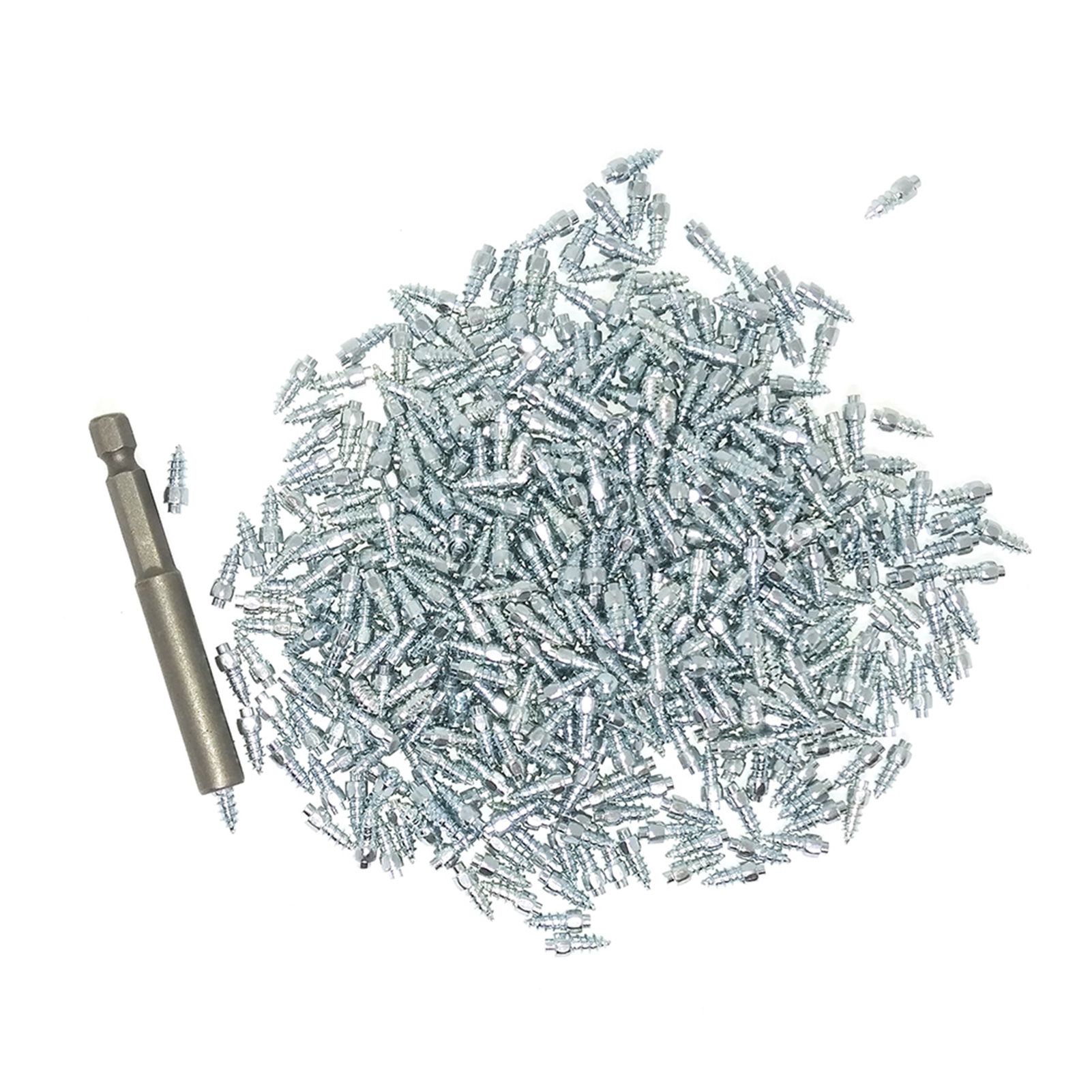 520Pcs Car Tires Studs Screw Snow Tire Studs Spikes Wheel Tyres Snow Chains Studs for Car Motorcycle Tires Winter Universal