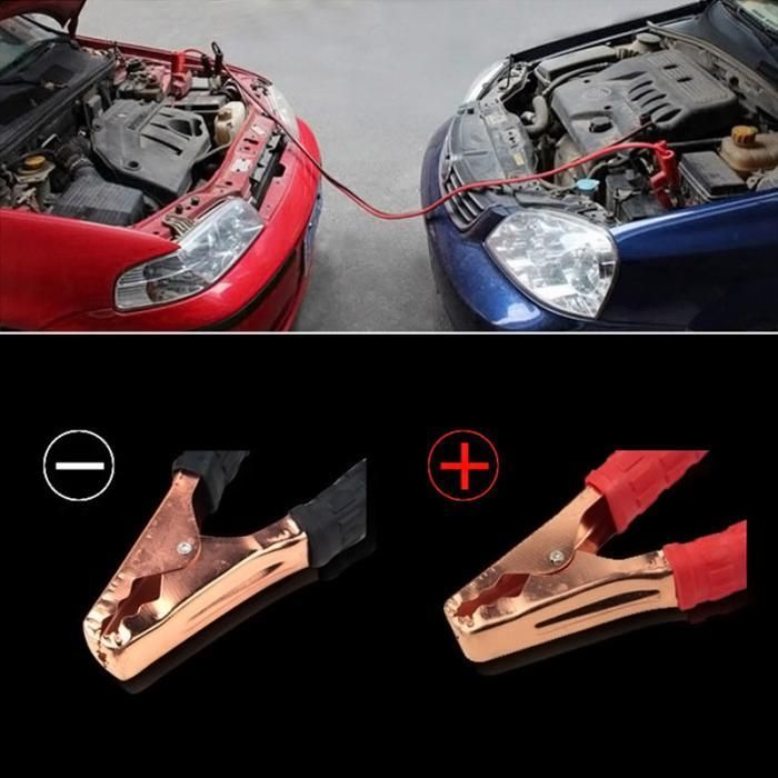 2M 500AMP Car Battery Booster Cable Emergency Ignition Jump Starter Leads Wire For Car Van SUV - High quality (new)