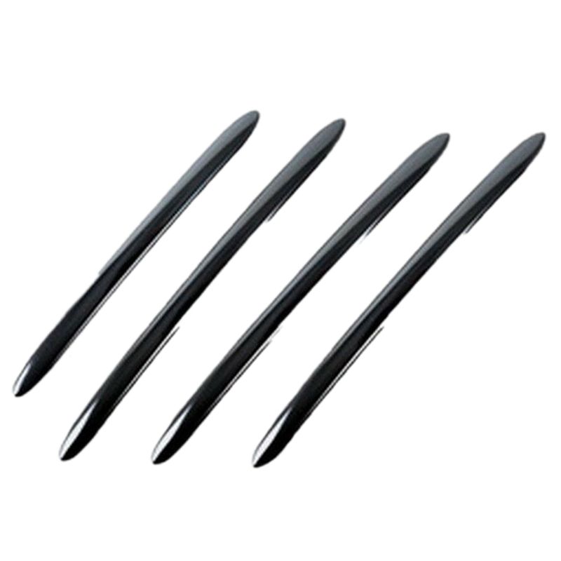 Black Side Door Handle Cover Stripe Trim for BMW 5 Series F10 F18 F11 2011-2017