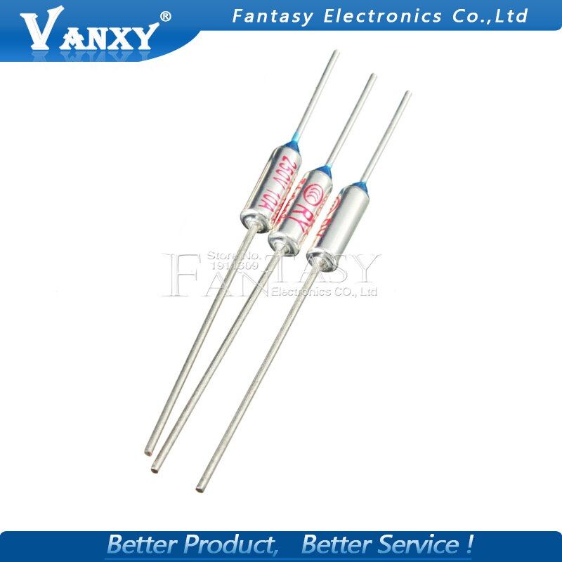 10Pcs SF240E Cutoffs Thermal Fuse SF240 240C 240 Celsius Degree 10A 250V