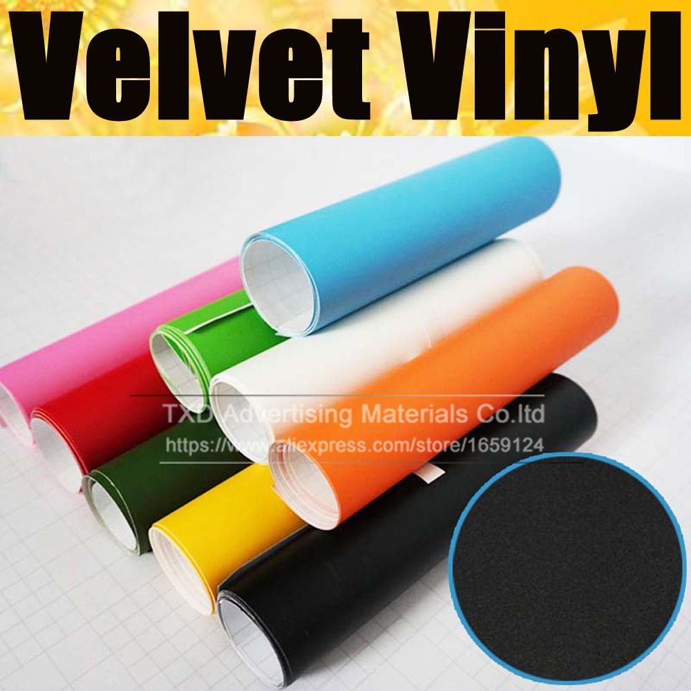 Premium quality Auto suede fabric for car body use car interior use adhesive sticker car wrap velvet film Suede vinyl film