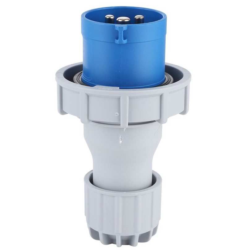 Power Plug 3 Pin 220‑250V Waterpoof Marine Boat Grounding Shore for Yath RV