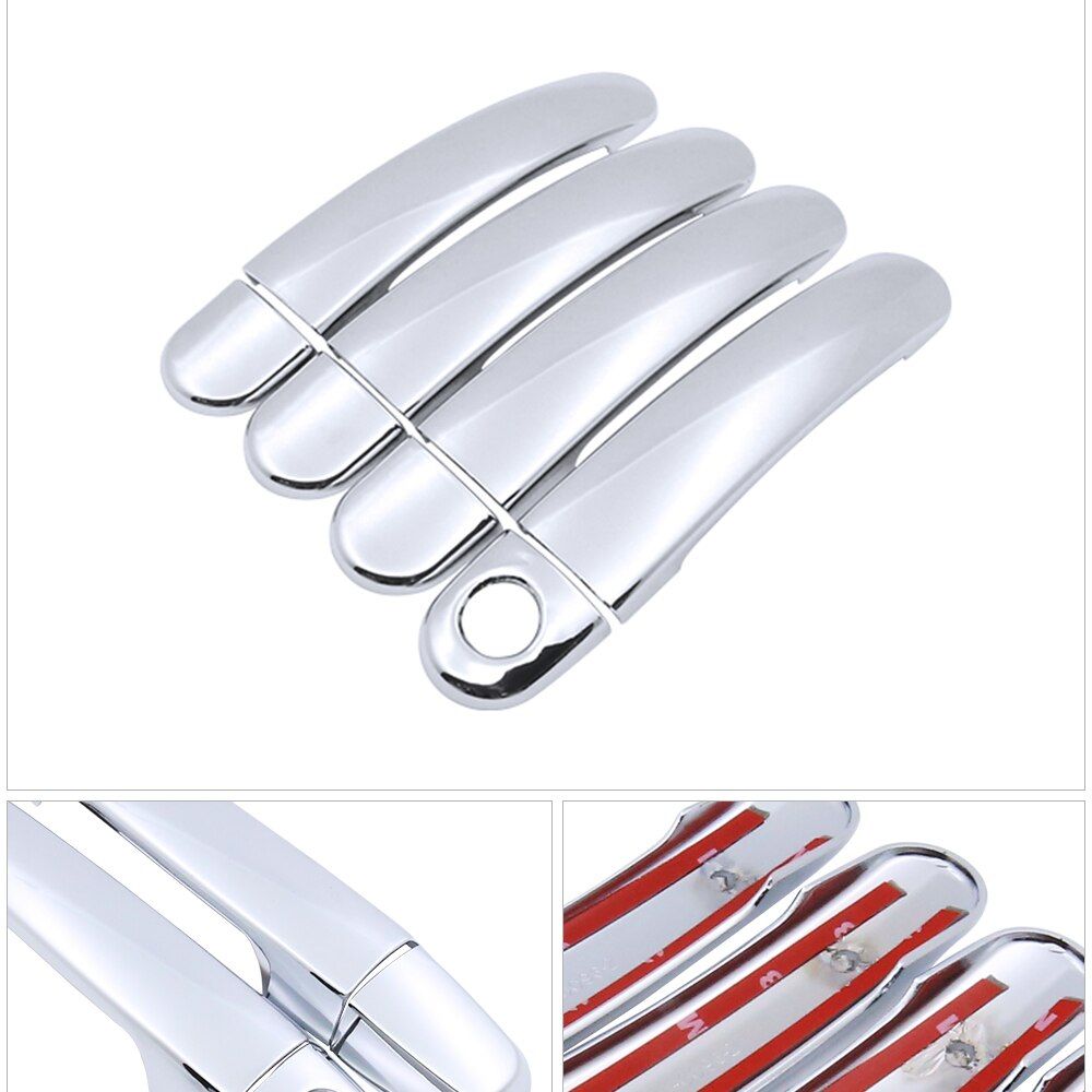 for Volkswagen VW Golf 5 MK5 Golf V Rabbit 1K GTI 2004~2009 Chrome Door Handle Cover Car Accessories Stickers Trim Set 2005 2008
