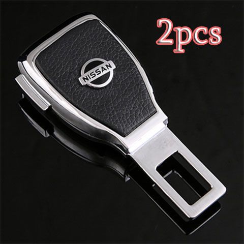 2 price Car seat belt dual-use extended buckle to cancel the sound buckle for Nissan Terra Navara Almera Patrol royale X-Trail Sylphy JUKE Leaf