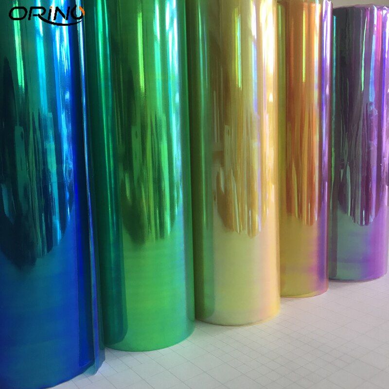 30x200/300/500cm Chameleon Auto Car Light Headlight Taillight Tint Vinyl Film Sticker Easy Stick Motorcycle Car Decoration